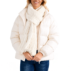 JacketOffWhite Ladies Knit Scarf